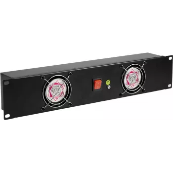 Rack-etulevy Omnitronic Z-19 2U 2 tuulettimella 19