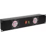 Rack-etulevy Omnitronic Z-19 2U 2 tuulettimella 19
