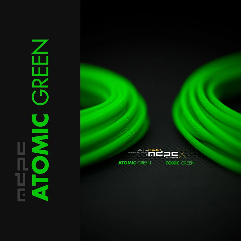 MDPC-X Sleeve Medium - Atomic-Green UV, 1 m