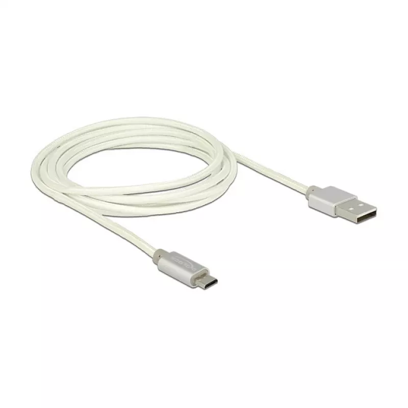 USB-kaapeli DeLOCK 2 m USB2.0-A/USB2.0 Micro-B