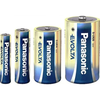 Panasonic Evolta C - kertakäyttöparisto - alkali - 1,5 V - 2 kpl - sininen - C