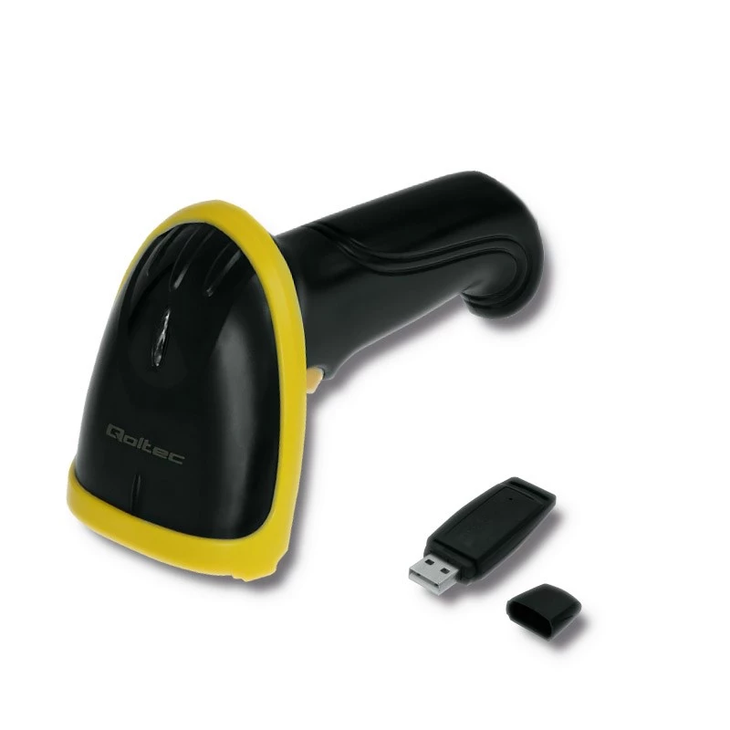 Qoltec 50862 langaton laser viivakoodilukija 1D | 2.4GHz