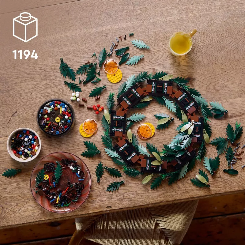 LEGO 10340 Icons joulukranssi rakennuslelu