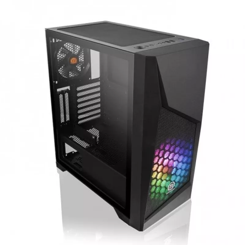 PC-kotelo Thermaltake Commander G32 TG ARGB Midi Tower musta