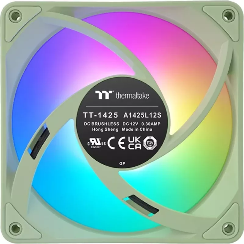 Thermaltake CT140 EX ARGB Sync 140mm 3 kpl:n pakkaus - Matcha Green
