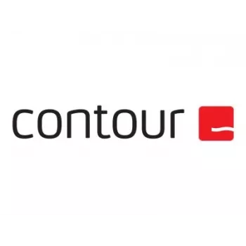 Ergonominen johdollinen hiiri Contour X-Bar keskitetyllä muotoilulla — musta