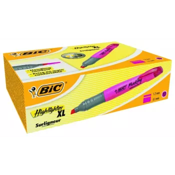 BIC korostuskynä XL 2-5 mm, pinkki, 10 kpl:n laatikko 247130