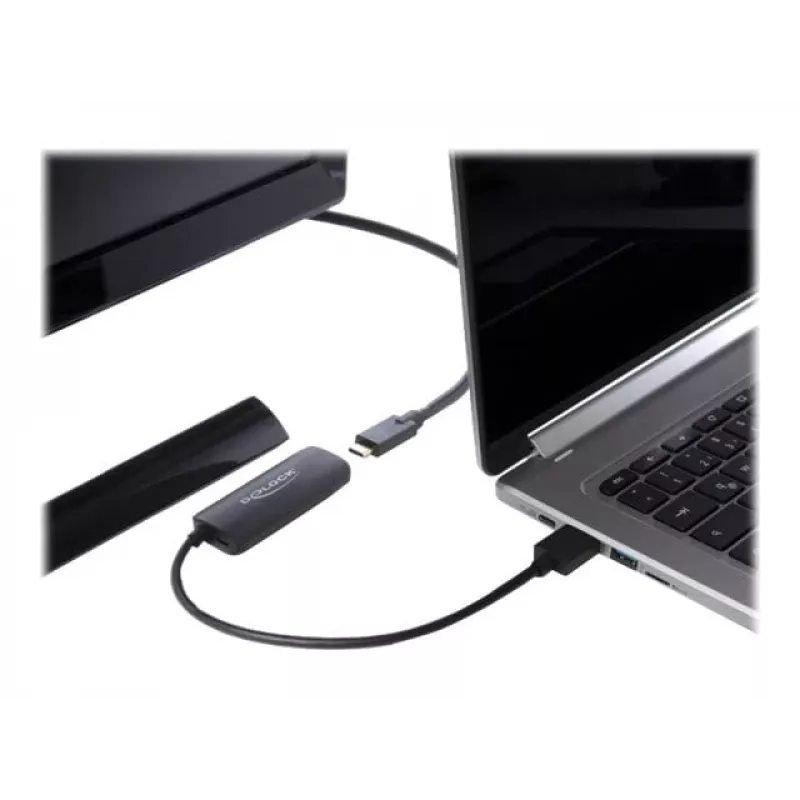 Adapteri HDMI-A-urosliitin USB Type-C-naarasliittimeen DeLOCK 63251