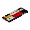 iKins älypuhelinkotelo iPhone XS Max Mondrian musta – suojakansi, kova kuori