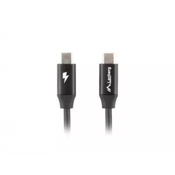 Kaapeli USB-C M/M 2.0 CA-CMCM-40CU-0005-musta 0,5m