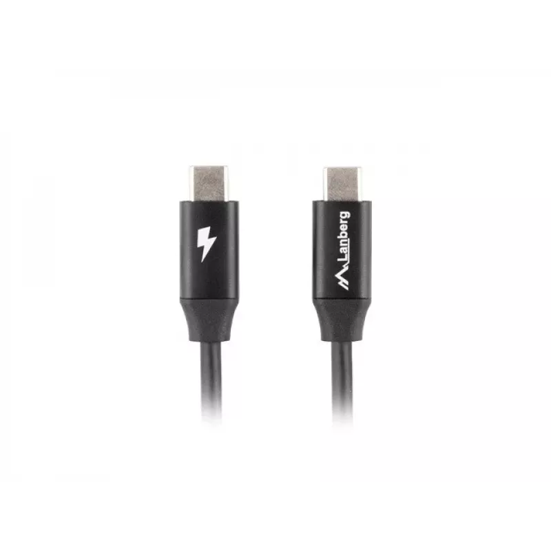 Kaapeli USB-C M/M 2.0 CA-CMCM-40CU-0005-musta 0,5m