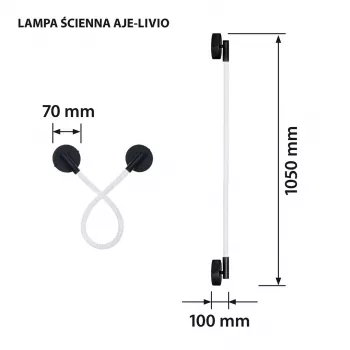 Activejet LED-seinävalaisin AJE-LIVIO WW
