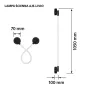 Activejet LED-seinävalaisin AJE-LIVIO WW