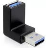 USB 3.0 M/F -adapteri DeLOCK 65340 musta