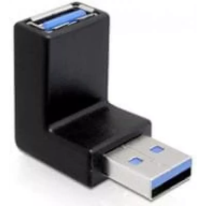 USB 3.0 M/F -adapteri DeLOCK 65340 musta