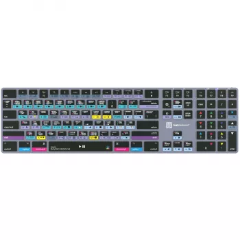 Logickeyboard LKB-RESB-TM-UK Office Bluetooth QWERTY -näppäimistö harmaa titanium
