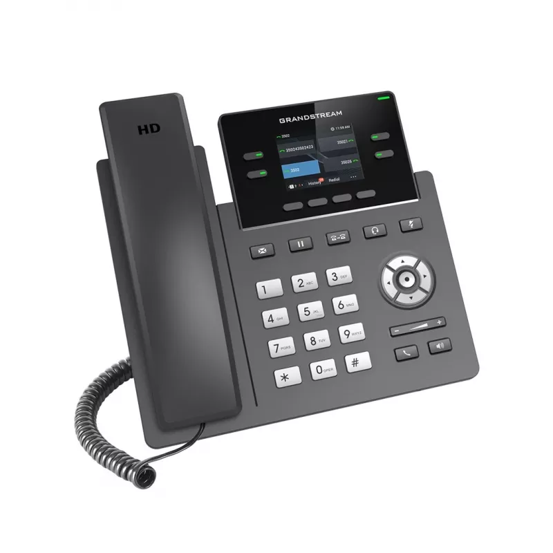 Grandstream Networks GRP2612 IP-puhelin musta 2 linjaa
