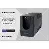 Qoltec 53774 UPS (keskeytymätön virransyöttö) Line-Interactive 1 kVA 600 W 1 AC-lähtö