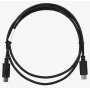 USB 2.0 USB-C-USB-C-kaapeli LANBERG CA-CMCM-10CU-0010-BK 1 m, musta, 480 Mbit/s, kullatut kontaktit