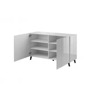 Cama Sideboard 2D REJA valkoinen kiiltävä/valkoinen kiiltävä