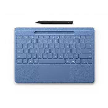 Näppäimistö Microsoft Surface 8YU-00027 — QWERTZ saksalainen layout, Bluetooth, kosketuslevy, sininen