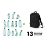 Reppu DICOTA D31696 musta polyeteenitereftalaatti (PET)