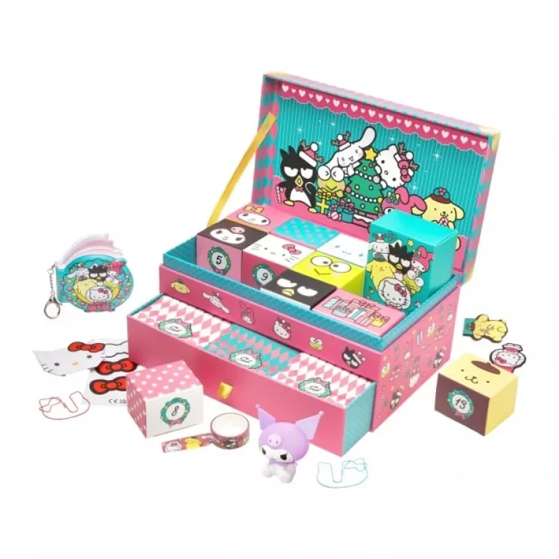 Säilytyslaatikko-joulukalenteri Paladone Hello Kitty malli PP15340HKF