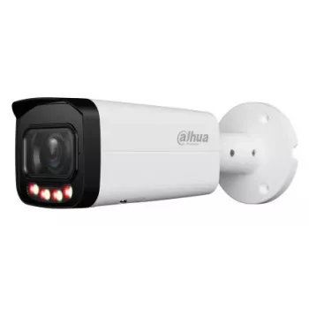 IP-valvontakamera DAHUA IPC-HFW2449T-ZAS-IL — 4 MP, 2,7–13,5 mm moottoroitu zoom, IP67/IK10, PoE, IR/valkoiset LEDit