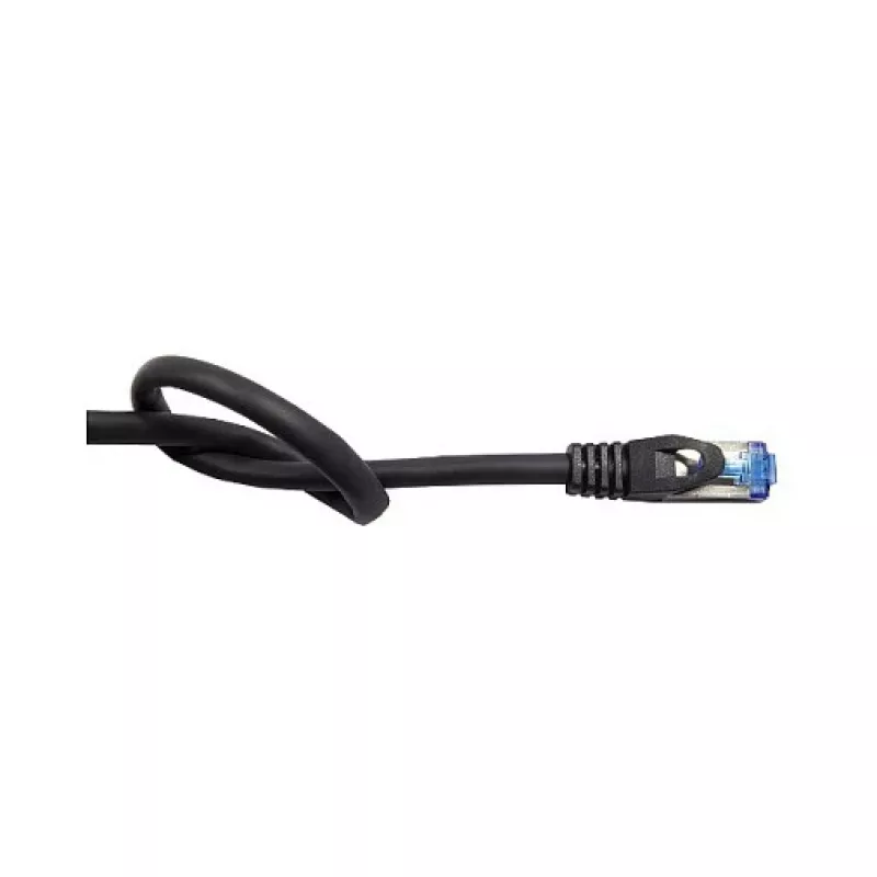 Good Connections Cat.6A patch-kaapeli SmartFLEX HF musta 0,25 m