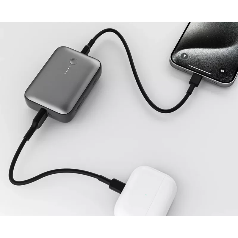 AUKEY 157000 varavirtalähde 10000 mAh harmaa
