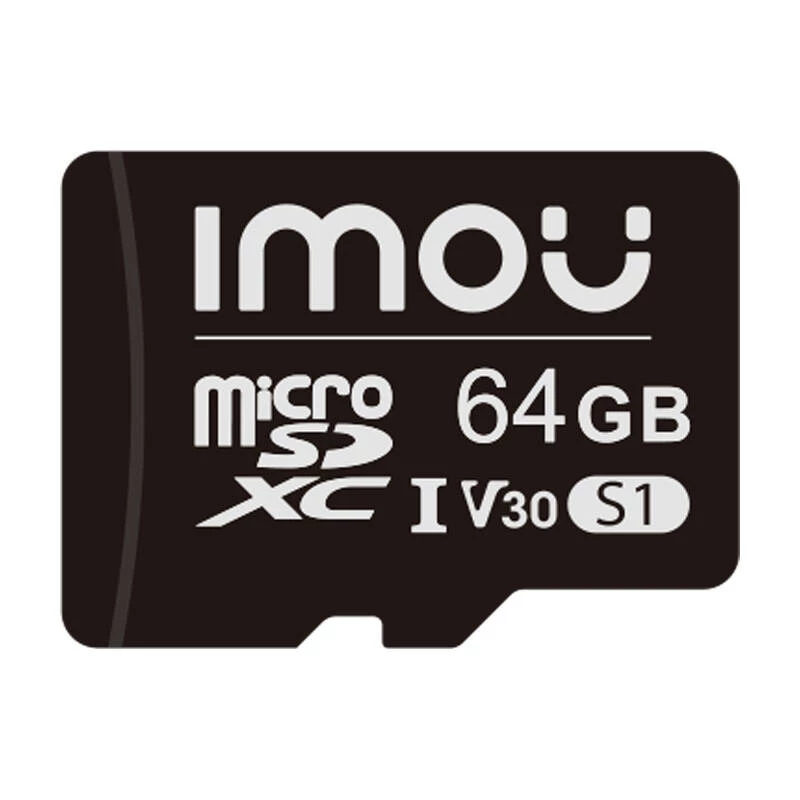 MicroSD-muistikortti IMOU ST2-64-S1 64 GB, Class 10, luku 95 MB/s, kirjoitus 35 MB/s, U3 V30