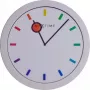 NeXtime kello 3048 Color Change, Ø28 cm, seinäkello, valkoinen/monivärinen
