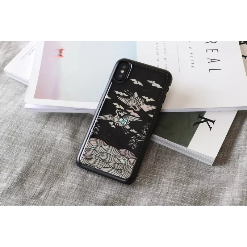 iKins Crane suojakuori iPhone XS/X, musta, K1697J