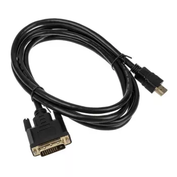 Videokaapeliadapteri Akasa AK-CBHD06-20BK 2m DVI-D HDMI musta