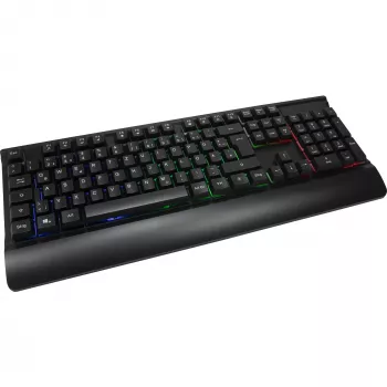 Johdollinen pelinäppäimistö- ja hiirisarja INTER-TECH KC-3000 RGB taustavalaistu, USB-liitäntä