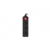 Lanberg PS1-03E-0150-BK jatkojohto (1,5 m, musta)