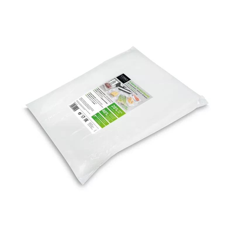 Caso 01123 rakenteelliset tyhjiöpussit, läpinäkyvät, 30 x 40 cm (60 kpl)