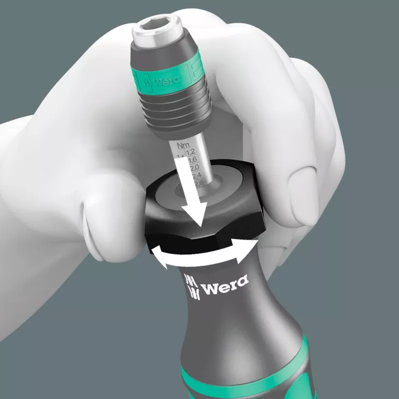 Wera 7440/41 Kraftform momenttiruuvimeisselisarja, 0,3-3,0 Nm, 26 kpl
