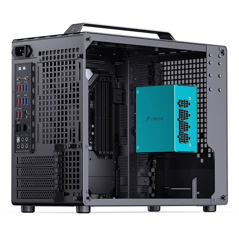 Jonsplus MATX kahvakotelo Z20 – musta