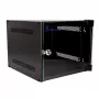 EXTRALINK LITE 4U 10 280X310 seinäasennettava räkkikaappi musta