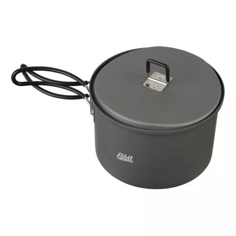 ESBIT PT1600HA retkeilyruoanlaittokattila 1,6 L alumiini, musta