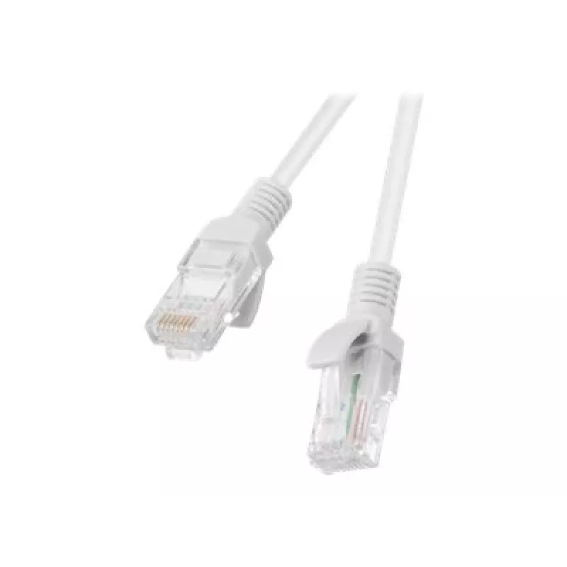 Verkkokaapeli LANBERG PCU5-10CC-0100-S RJ-45 Cat5e U/UTP, 1 m, harmaa