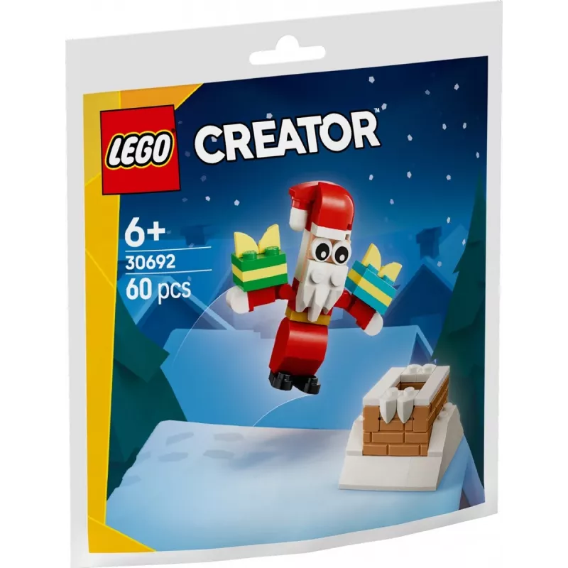 Rakennuslelu LEGO Santa's Chimney Polybag 30692 – mini joulurakennussetti