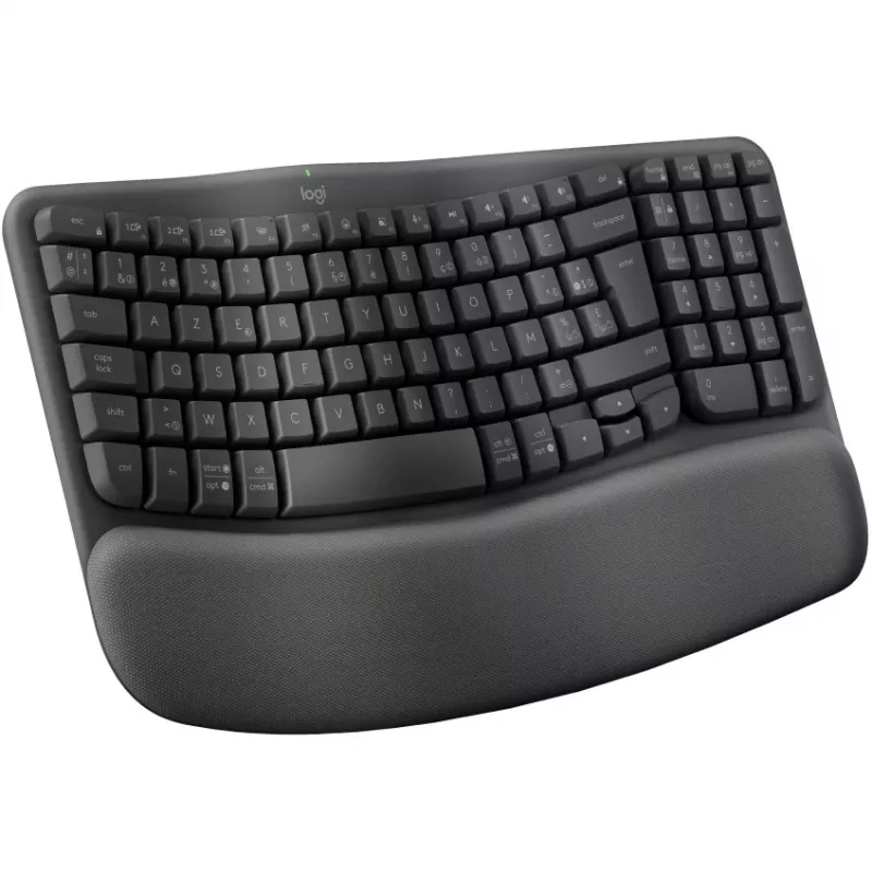 Wave Keys langaton ergonominen näppäimistö - GRAPHITE - NLB - 2.4GHZBT - NA - CENTRAL-419 - UNIVERSAL