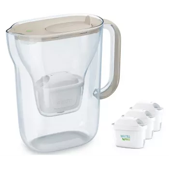 Vesensuodatinkannu BRITA Style Essential 2,4 L 3 vaihtokasetilla (sand)