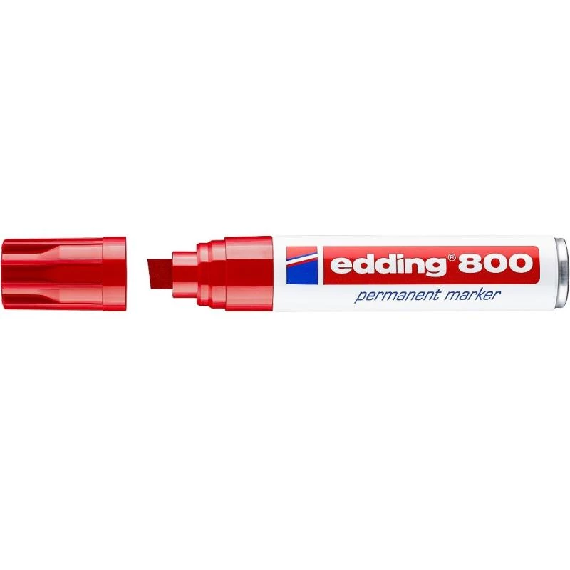 Permanenttitussi Edding 800 kiilakärki punainen