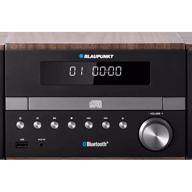 Mikrojärjestelmä Bluetooth RDS/ID3-Tag CD/MP3/USB/AUX/ClockAlarm