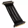 Akasa Riser Black X2 Mark IV Premium PCIe 4.0 x16 riser-kaapeli, 20 cm, AK-CBPE03-20B