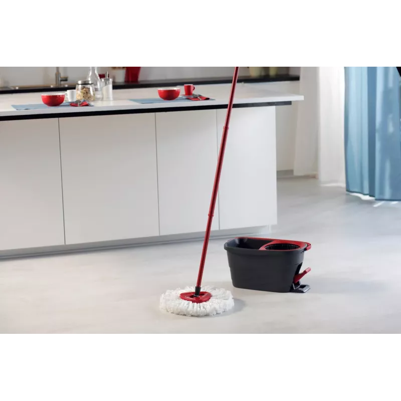 Siivousmopin pää Vileda Turbo 2in1 punainen valkoinen