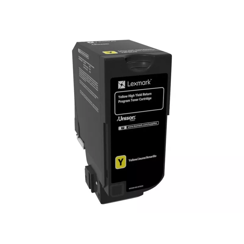 LEXMARK 74C2HY0 värikasetti Lexmark 74C2HY0 keltainen 12 000 sivua CS725de / CS725dte